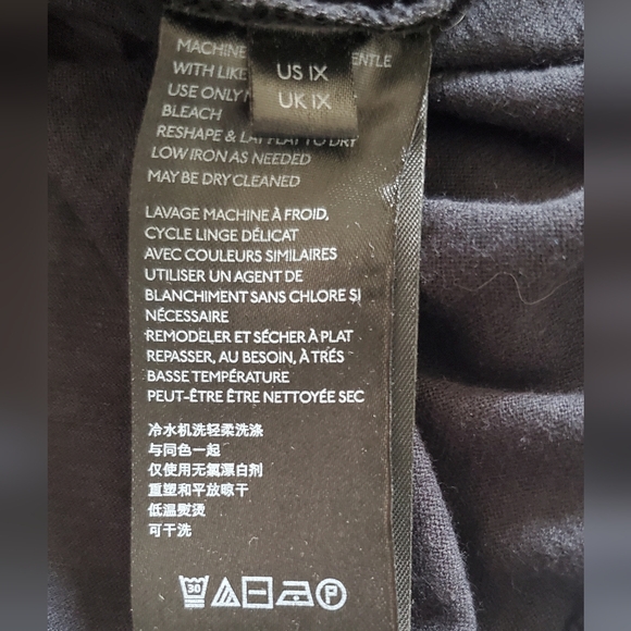 By Anthropologie "Gloria" Bell Sleeves Off Shoulder Top, size 1X, black - Picture 8 of 11